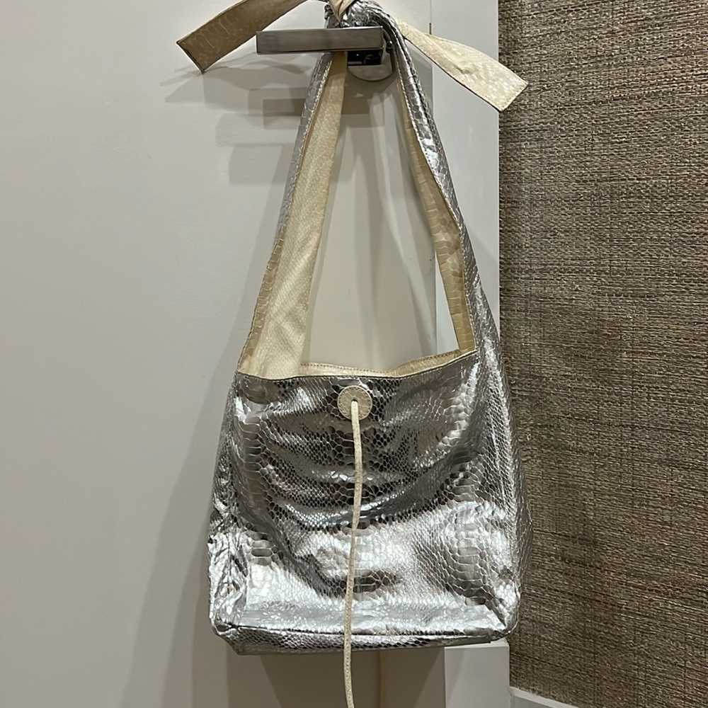 Carlos Falchi snakeskin bag